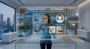 Futuristic online shopping experience powered by intelligent automation