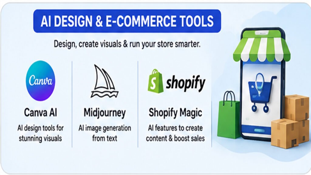 AI design tools for creating e-commerce product visuals