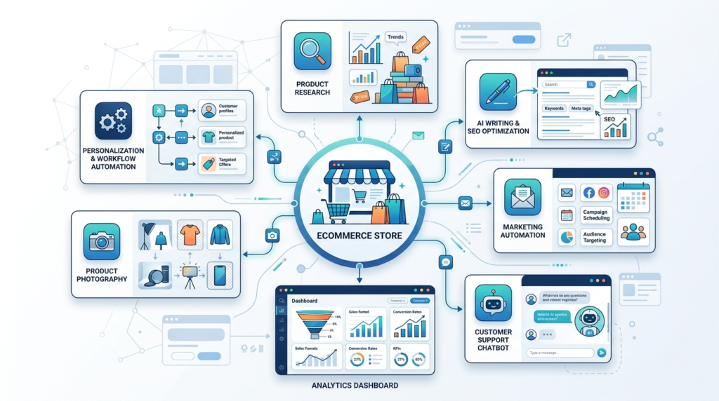 AI apps for ecommerce store automation