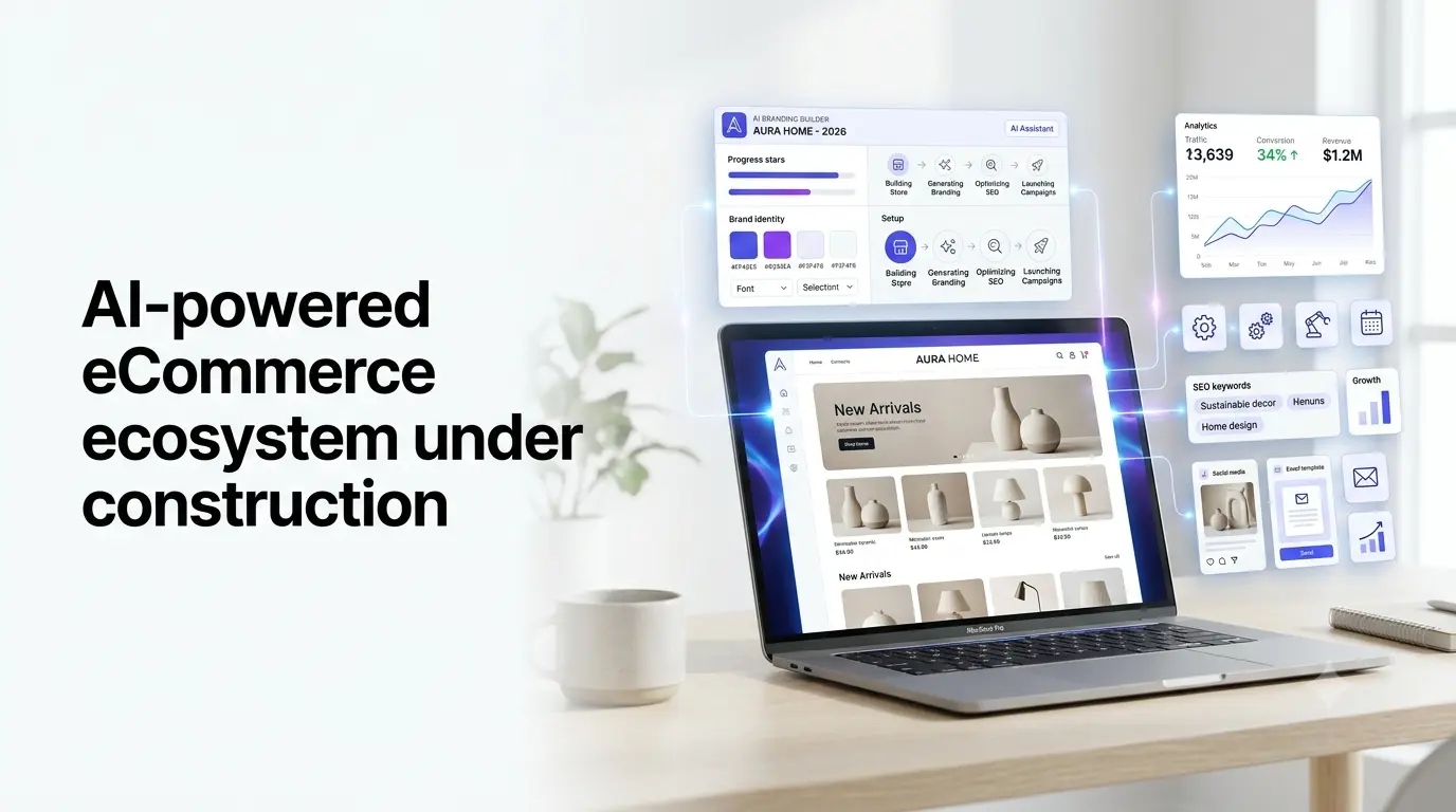 AI Branding & Store Setup 2026 for eCommerce businesses