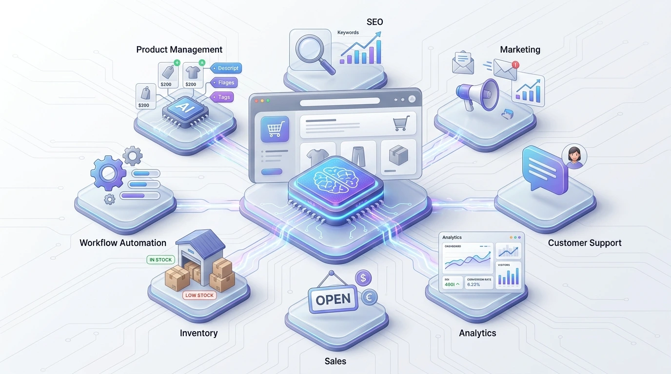 AI ecommerce automation tools for online stores in 2026