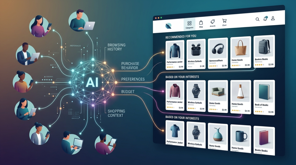 AI-powered ecommerce personalization and product recommendations