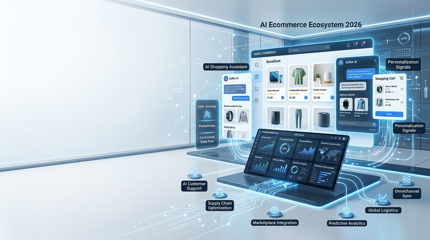 AI ecommerce trends shaping online shopping in 2026