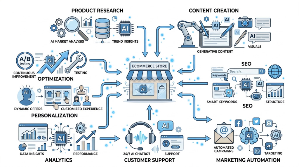 Ecommerce technology workflow and automation