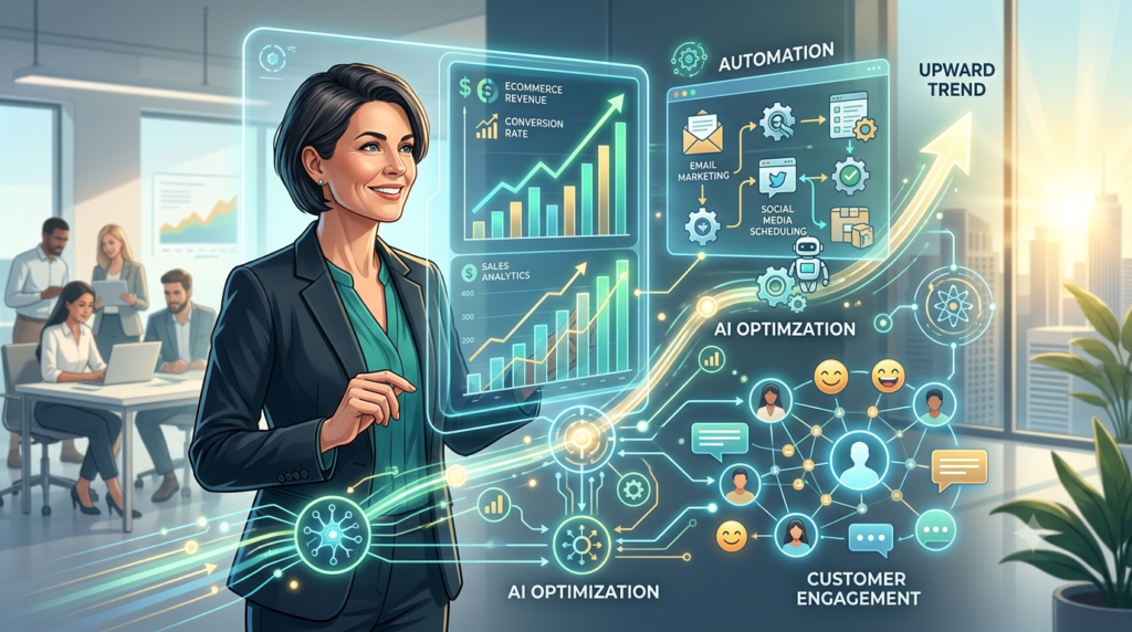 AI-powered marketing strategy for business growth and customer engagement