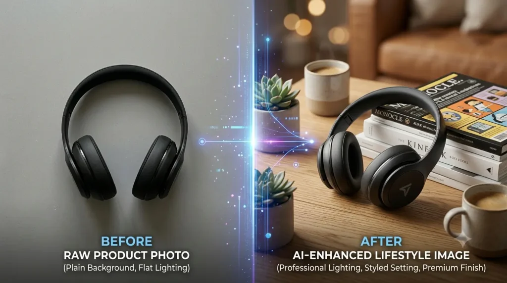 AI product photography for eCommerce stores