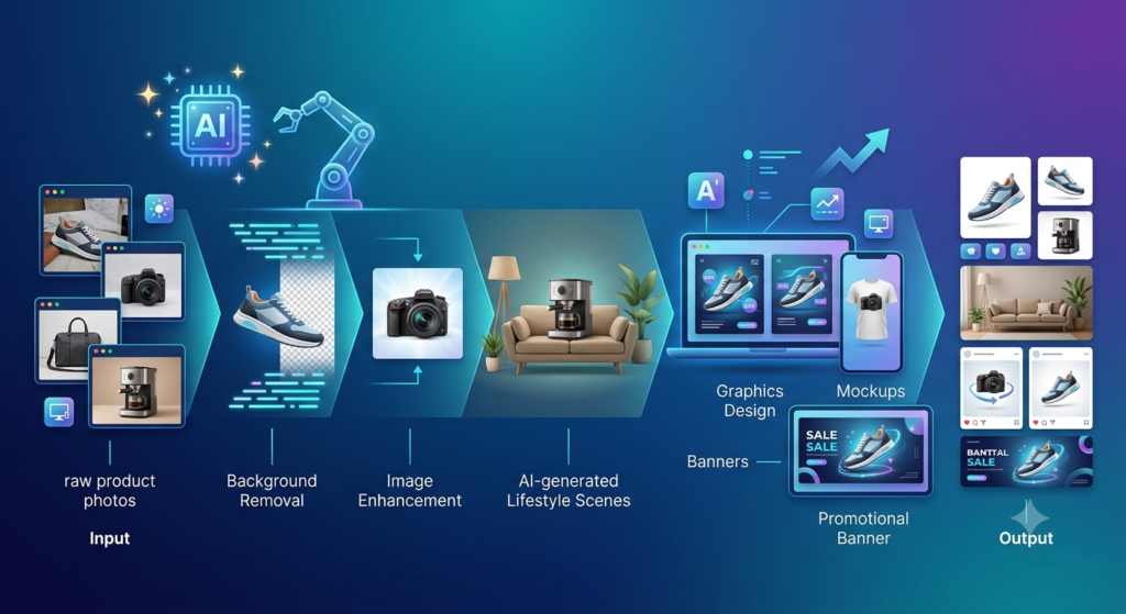 AI product photography for eCommerce stores