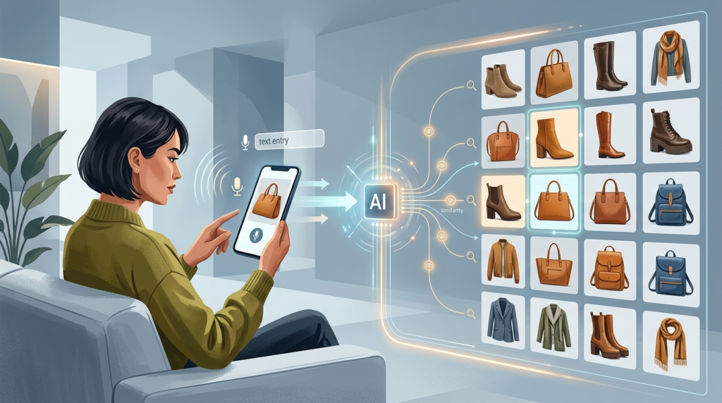 Multimodal AI using images and voice for ecommerce product discovery