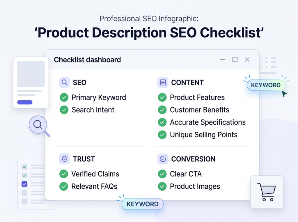 Product Description SEO Checklist